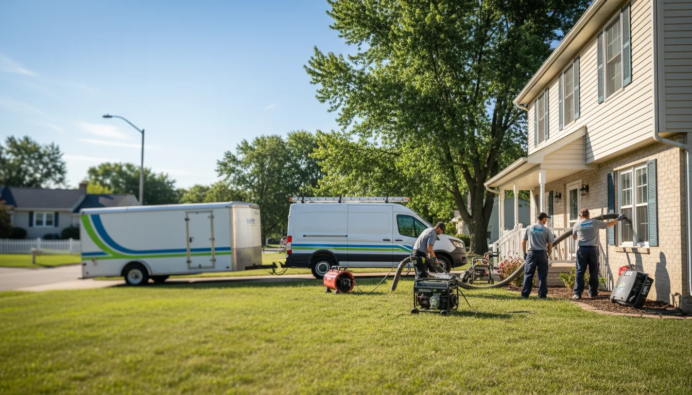 Flooded Basement Restoration And Cleanup With Repair in Purdy, MO near me